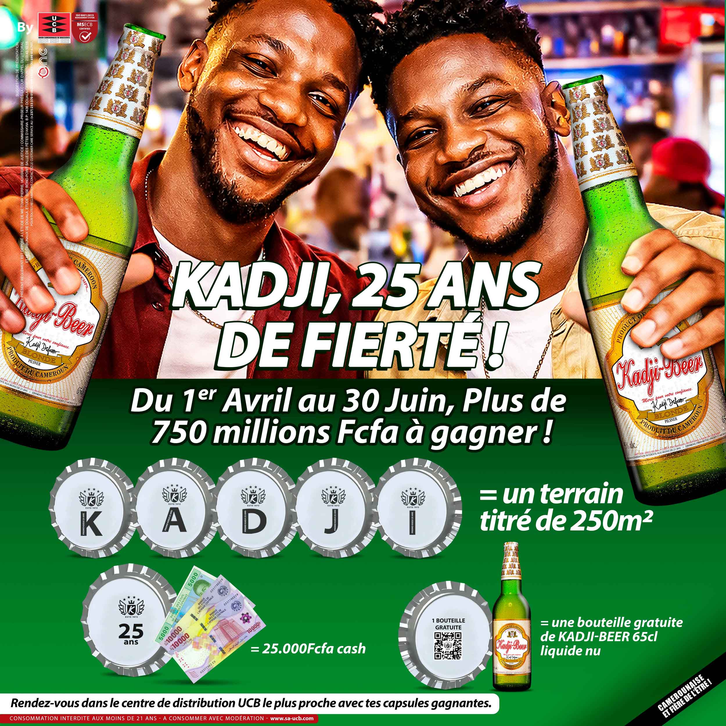 Promotion Kadji Beer — 25 ans de fierté